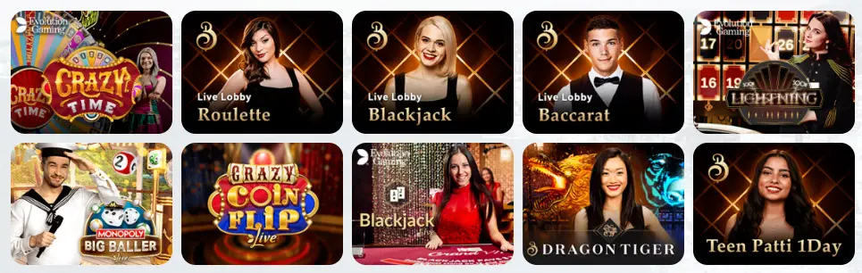 Jeux de casino en direct WIN UNIQUE CASINO