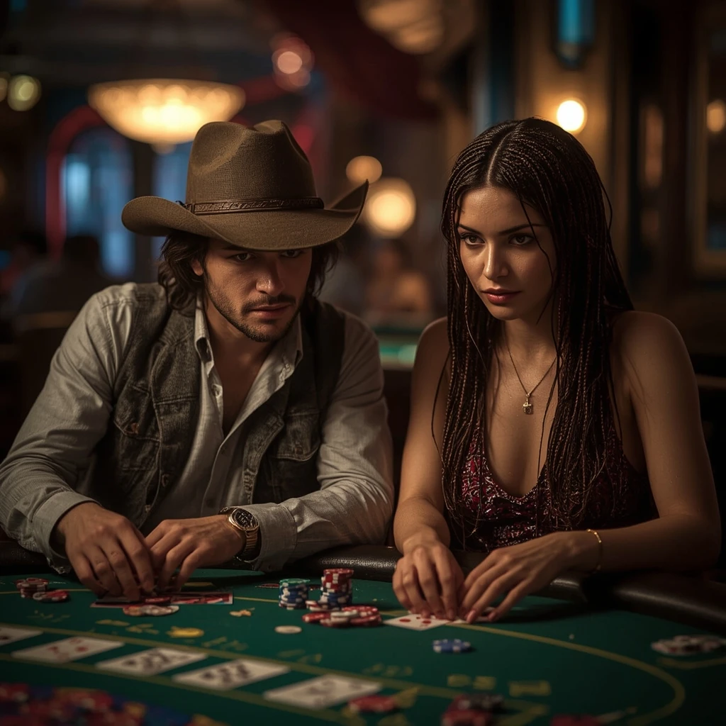 photo de deux joueurs de poker WIN UNIQUE CASINO